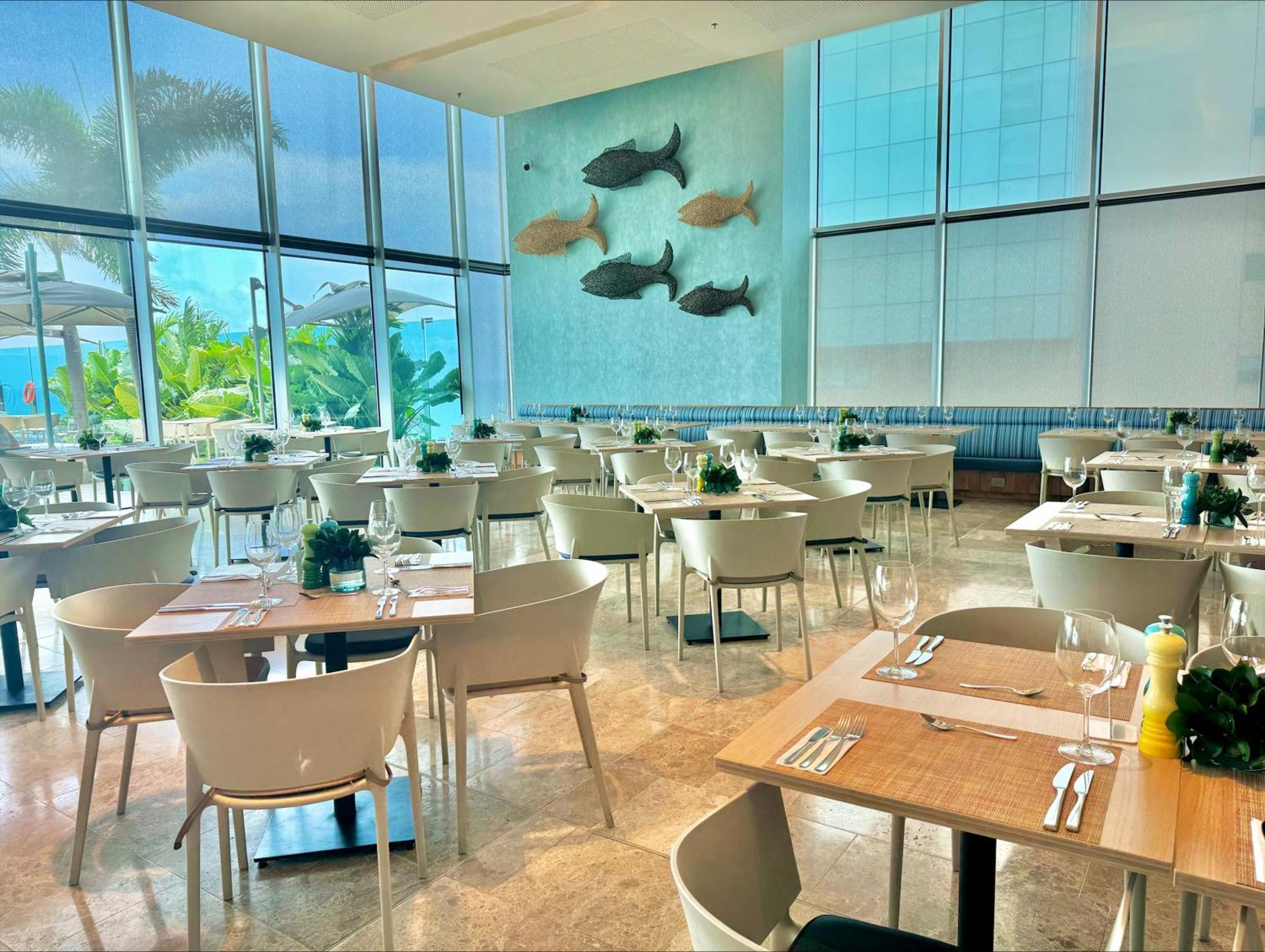 Estelar Cartagena De Indias Hotel Y Centro De Convenciones Exterior foto The interior of the restaurant